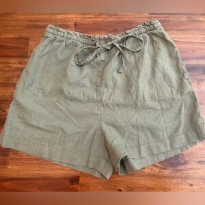 H&M Sage Green Casual Shorts